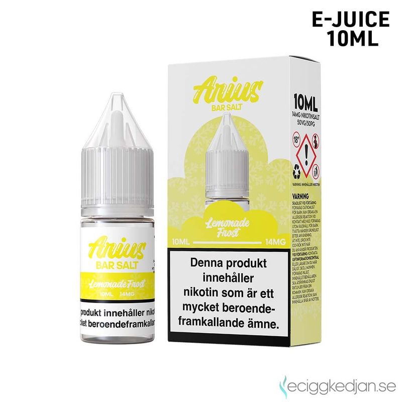 Arius Bar Salt Frost | Lemonade Frost | 10ml E-Juice