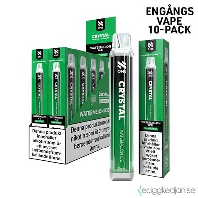 N One Crystal | Watermelon Ice | Engångsvape | 10pack