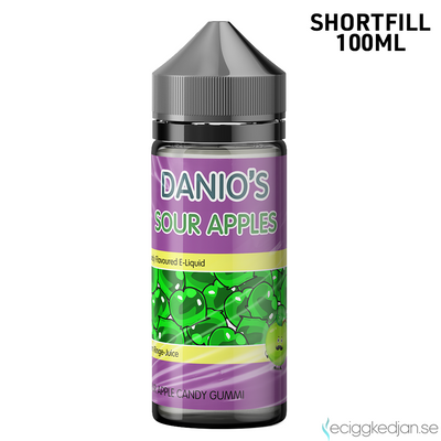 Danios | Sour Apples | 100ml Shortfill