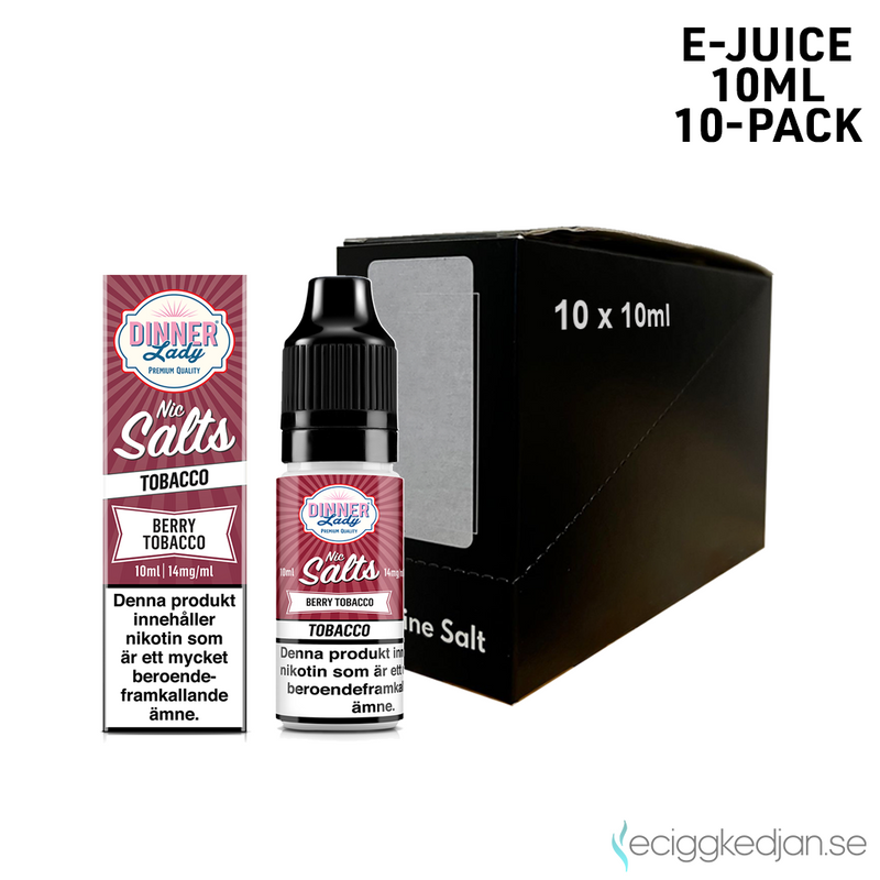 Dinner Salt | Berry Tobacco | 10ml E-Juice | 10pack