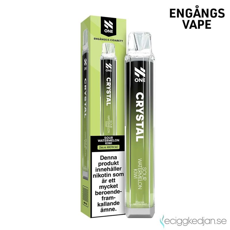 N One Crystal | Sour Watermelon Kiwi | Engångsvape