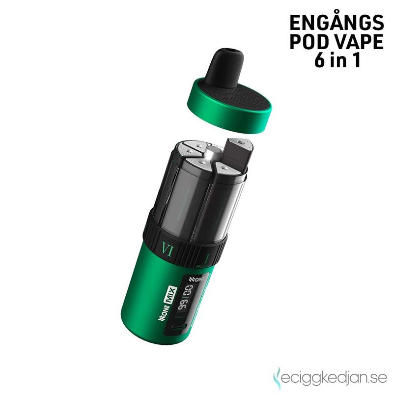 N ONE 6in1 Kit | Watermelon Ice 6*2ml | Engångsvape | 14mg | 1pack