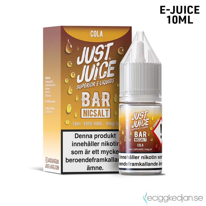 Just Juice Bar | Cola | 10ml E-Juice