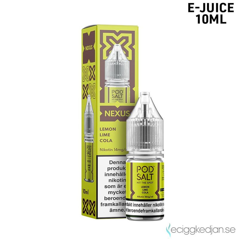Pod Salt Nexus | Lemon Lime Cola | 10ml E-Juice
