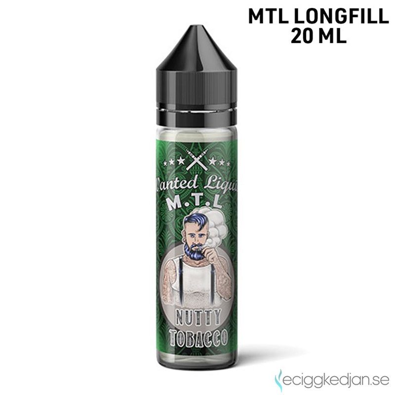 Wanted Liquid | Nutty Tobacco | 20ml Longfill