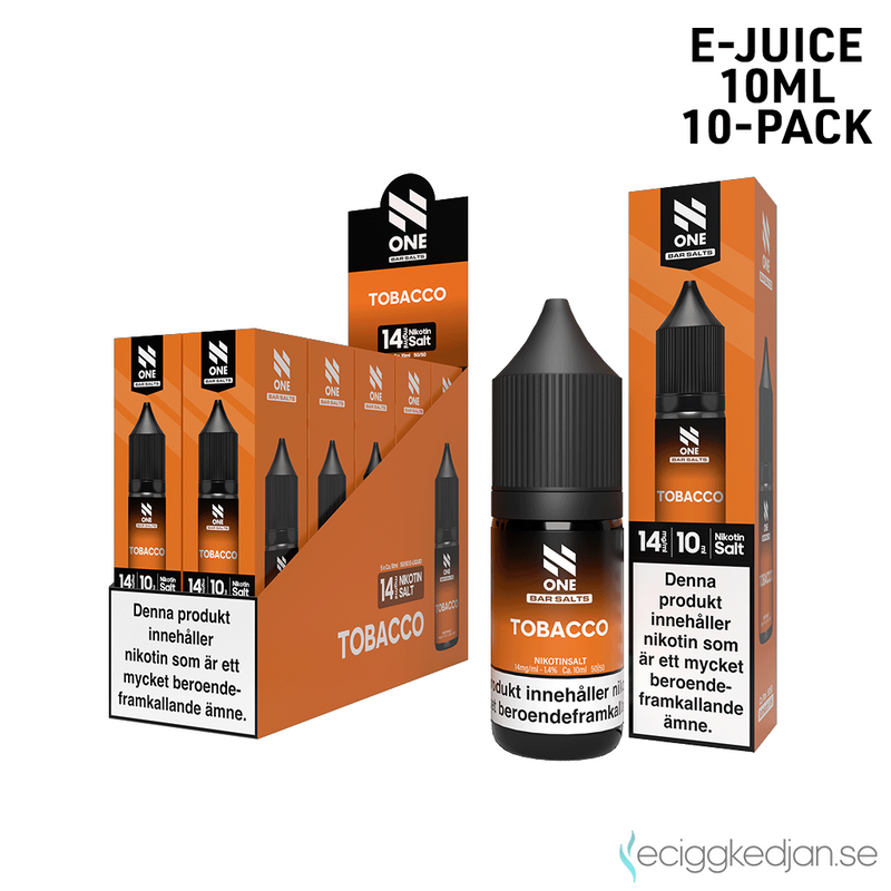 N One Crystal | Tobacco | 10ml E-Juice | 10pack