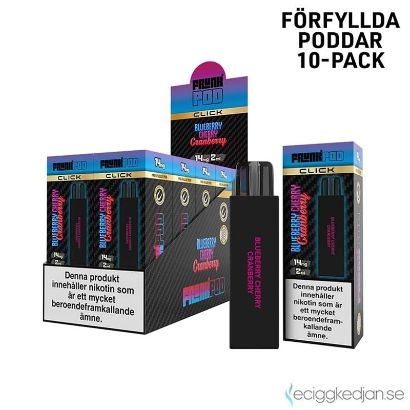 Pod Click | Frunk | Blueberry Cherry Cranberry | 10pack