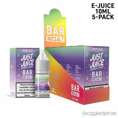 Just Juice Bar | Grape Aloe | 10ml E-Juice | 10pack