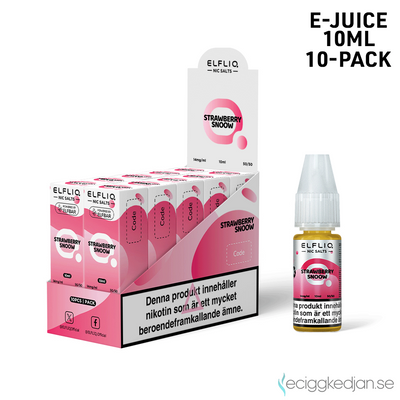 Elfliq | Strawberry Snoow | 10ml E-Juice | 10pack