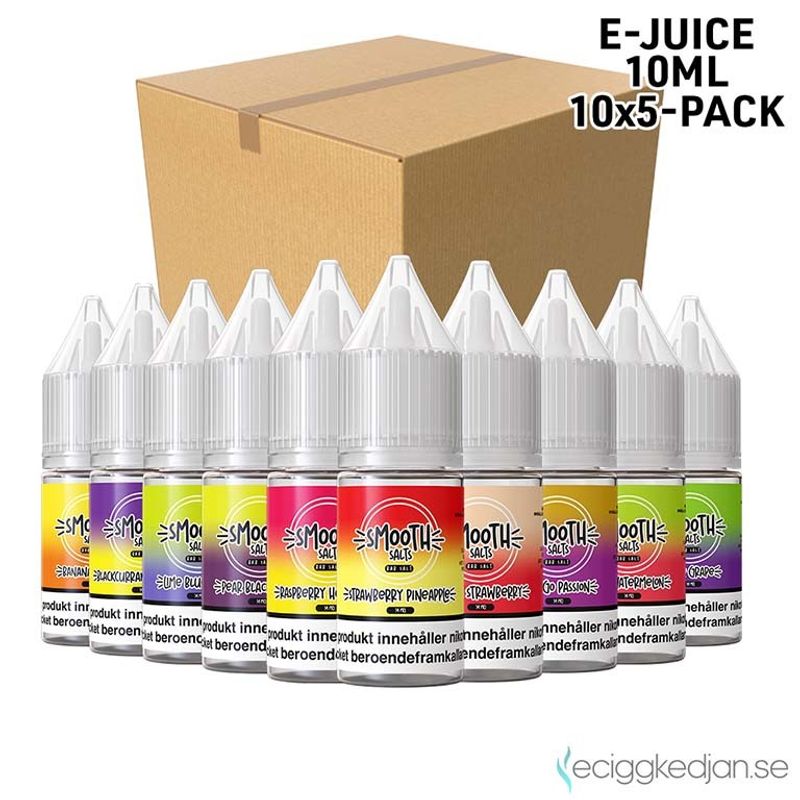 Smooth Salt Fruit 14mg Nikotinsalt | Komplett Pack | 10*5pack