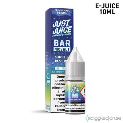 Just Juice Bar | Sour Blue Razz Lime | 10ml E-Juice