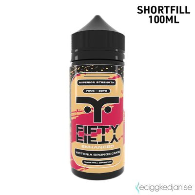 Fifty Fifty | Victoria Sponge Cake | 100ml Shortfill