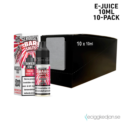 Seriously Bar Salts | Strawberry Kiwi | 10ml E-Juice | 10pack