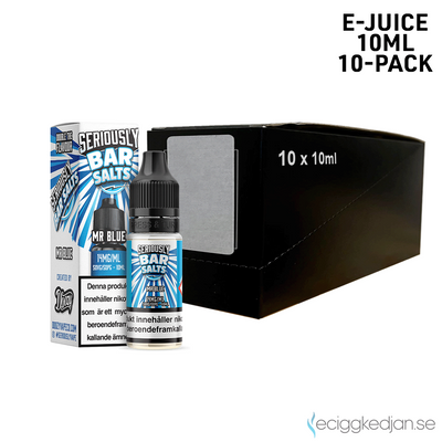 Seriously Bar Salts | Mr Blue | 10ml E-Juice | 10pack