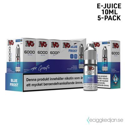 IVG 6000 | Blue Frost | 10ml E-Juice | 14,5mg Saltnikotin | 5pack