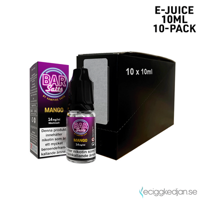 Bar Salts | Mango | 10ml E-Juice | 10pack