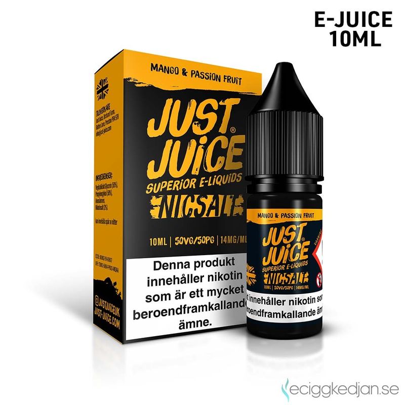 Just Juice Iconic | Mango Passion Fruit | 10ml E-Juice