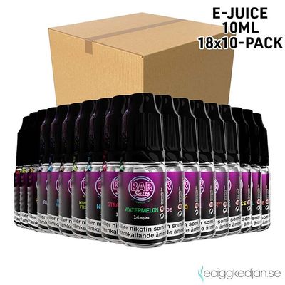 Bar Salts 14mg Nikotinsalt | Komplett Pack | 18*10pack