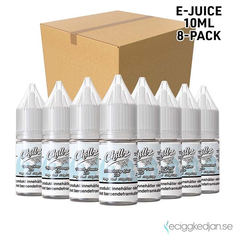 Chillz 14mg Nikotinsalt | Komplett Pack | 8*1