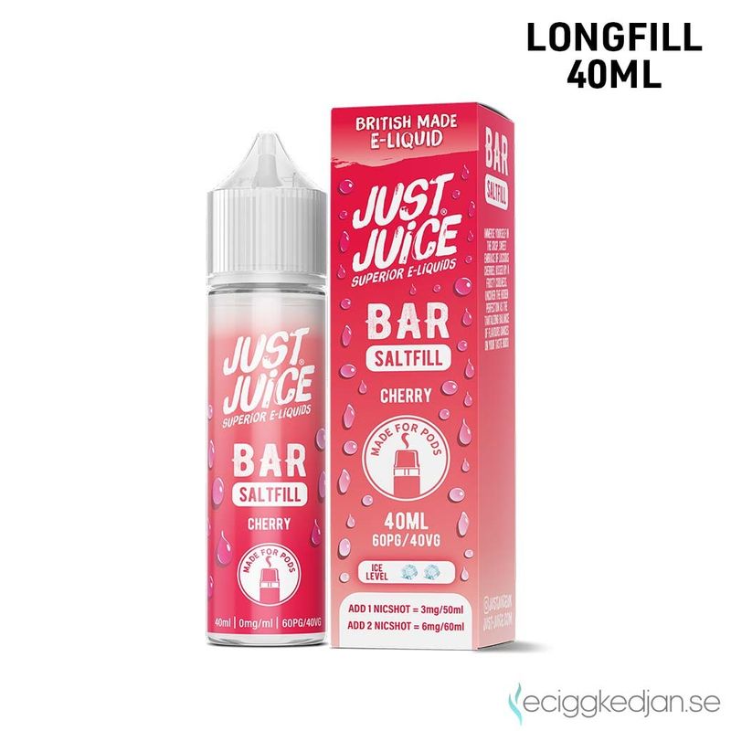 Just Juice Bar | Cherry | 40ml Longfill