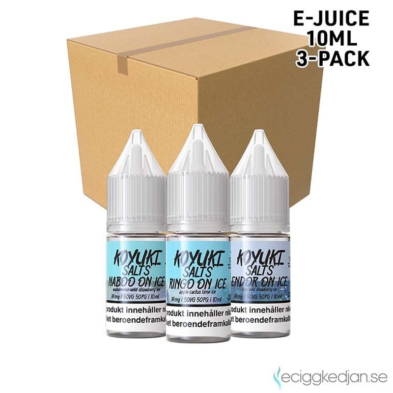 Koyuki Salts on Ice 14mg Nikotinsalt | Komplett Pack | 3*1