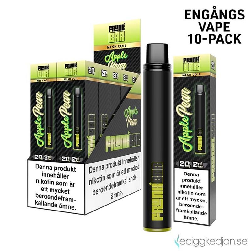Frunk Bar | Apple Pear | Engångsvape | 10pack