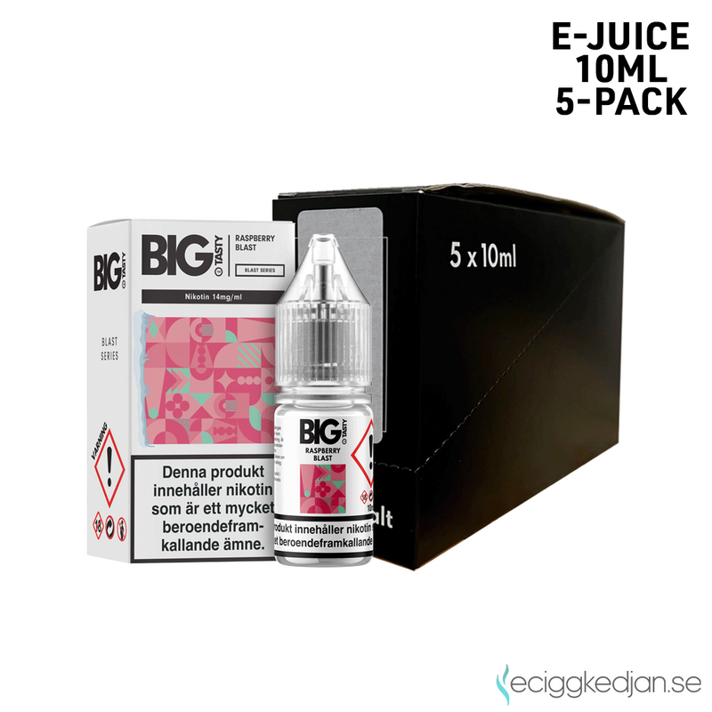 Big Tasty Blast | Raspberry Blast | 10ml E-Juice | 5pack