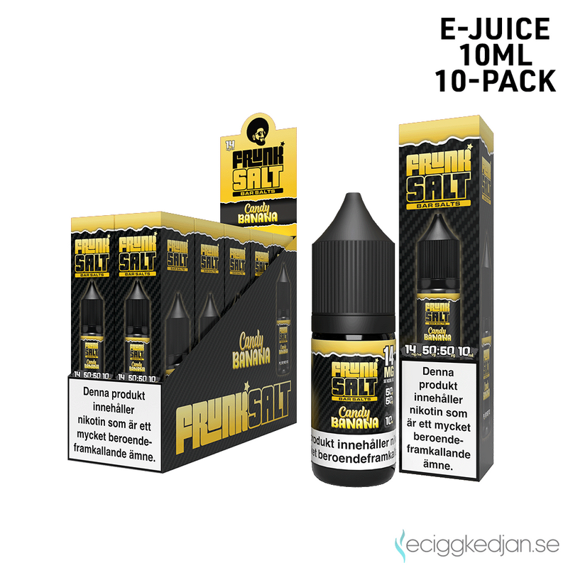 Frunk Salt | Candy Banana | 10ml E-Juice | 10pack