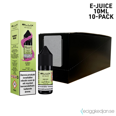 Elux Legends | Gummy Bear | 10ml E-Juice | 10pack
