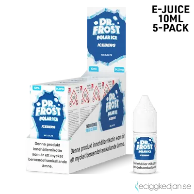 Dr Frost Polar Ice Nic Salt | Iceberg | 10ml E-Juice | 14,5mg Saltnikotin | 5pack
