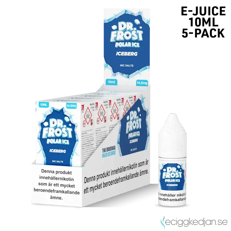 Dr Frost Polar Ice Nic Salt | Iceberg | 10ml E-Juice | 14,5mg Saltnikotin | 5pack