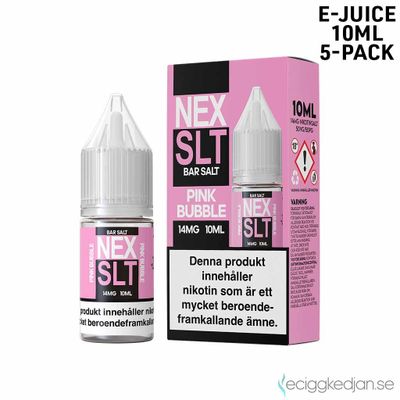 NEX SLT Sweets | Pink Bubble | 10ml E-Juice | 5pack