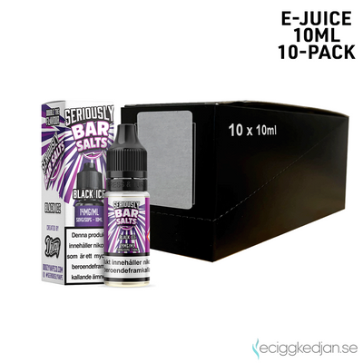 Seriously Bar Salts | Black Ice | 10ml E-Juice | 10pack