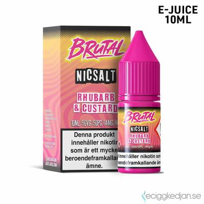 Just Juice Brutal | Rhubarb Custard | 10ml E-Juice