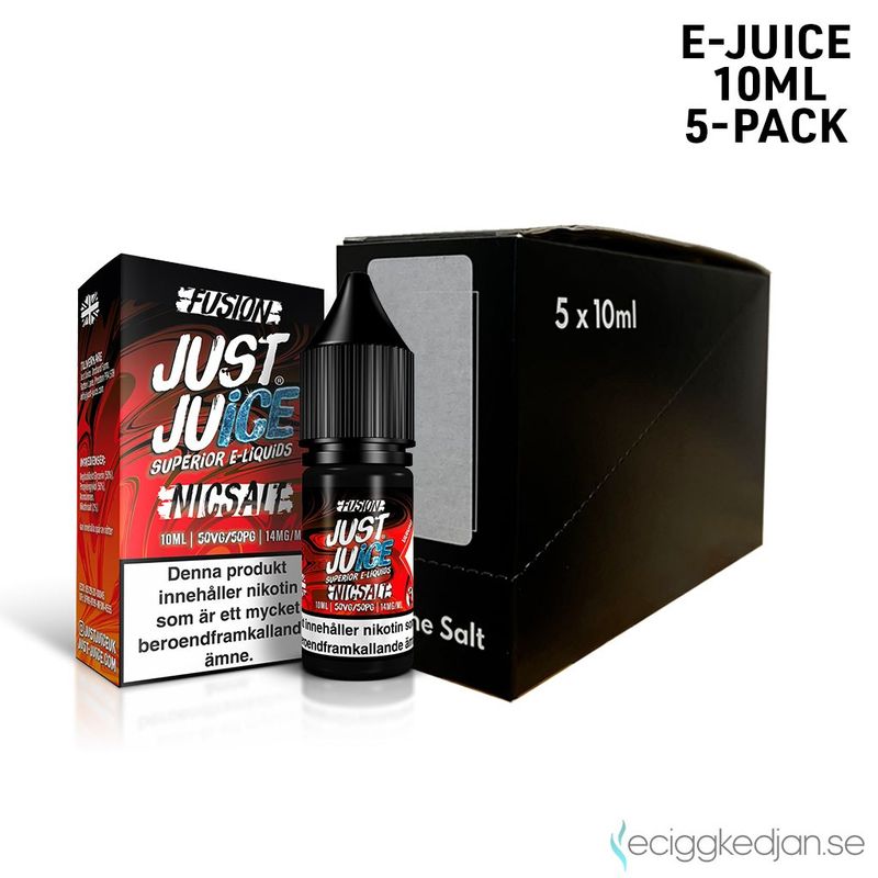 Just Juice Fusion | Mango & Blood Orange on Ice | 10ml E-Juice | 5pack