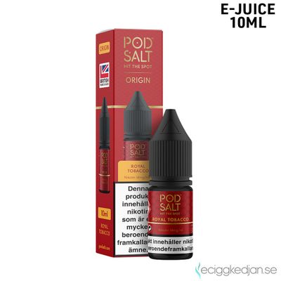 Pod Salt Origin | Royal Tobacco | 10ml E-Juice