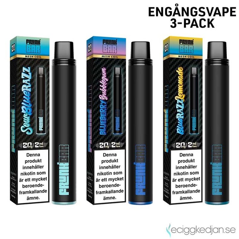 Frunk Bar Mixpack | Blue Mix | Engångsvape