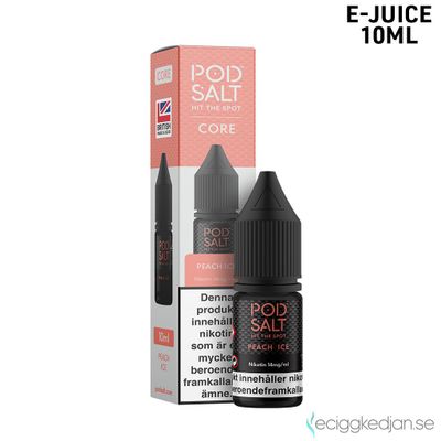 Pod Salt Core | Peach Ice | 10ml E-Juice