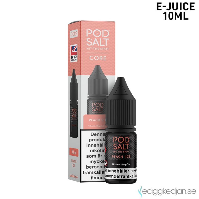 Pod Salt Core | Peach Ice | 10ml E-Juice