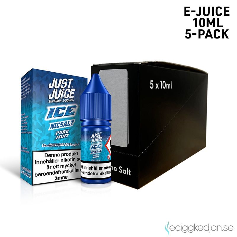 Just Juice Ice | Pure Mint | 10ml E-Juice | 5pack