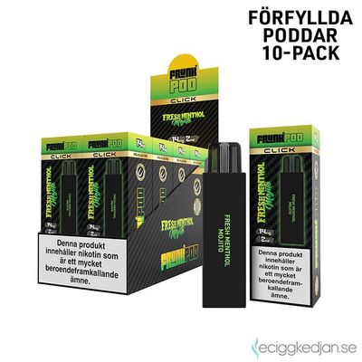 Pod Click | Frunk | Fresh Menthol Mojito | 10pack