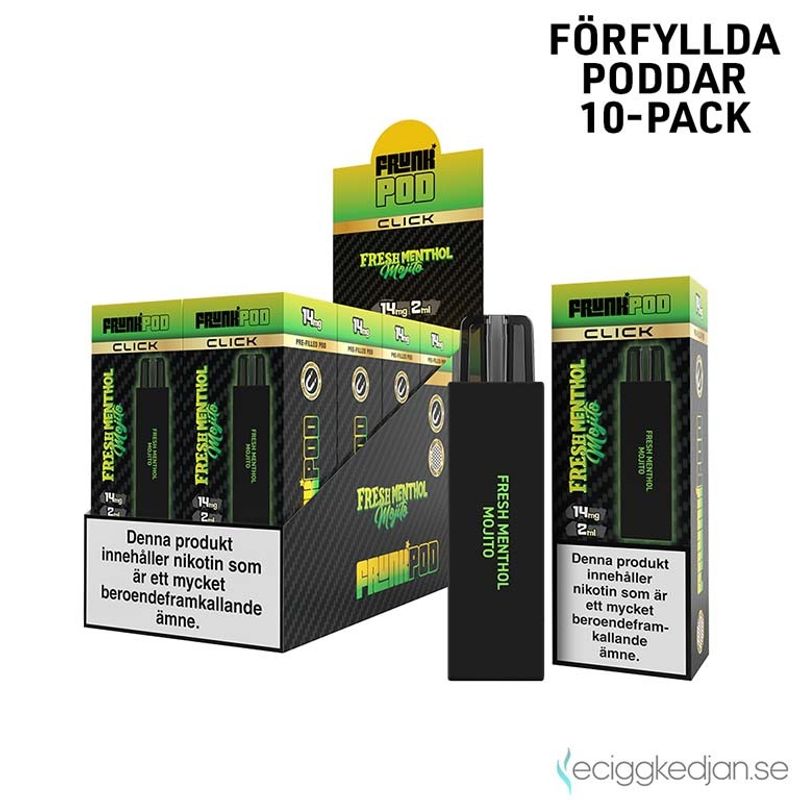Pod Click | Frunk | Fresh Menthol Mojito | 10pack