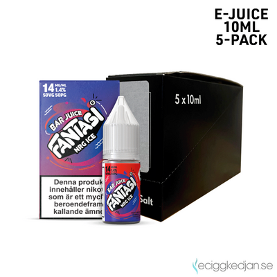Fantasi Bar Salt | NRG Ice | 10ml E-Juice | 5pack
