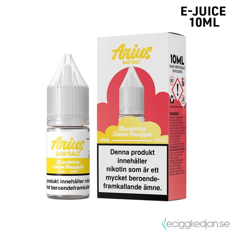 Arius Bar Salt Fruity | Strawberry Golden Pineapple | 10ml E-Juice
