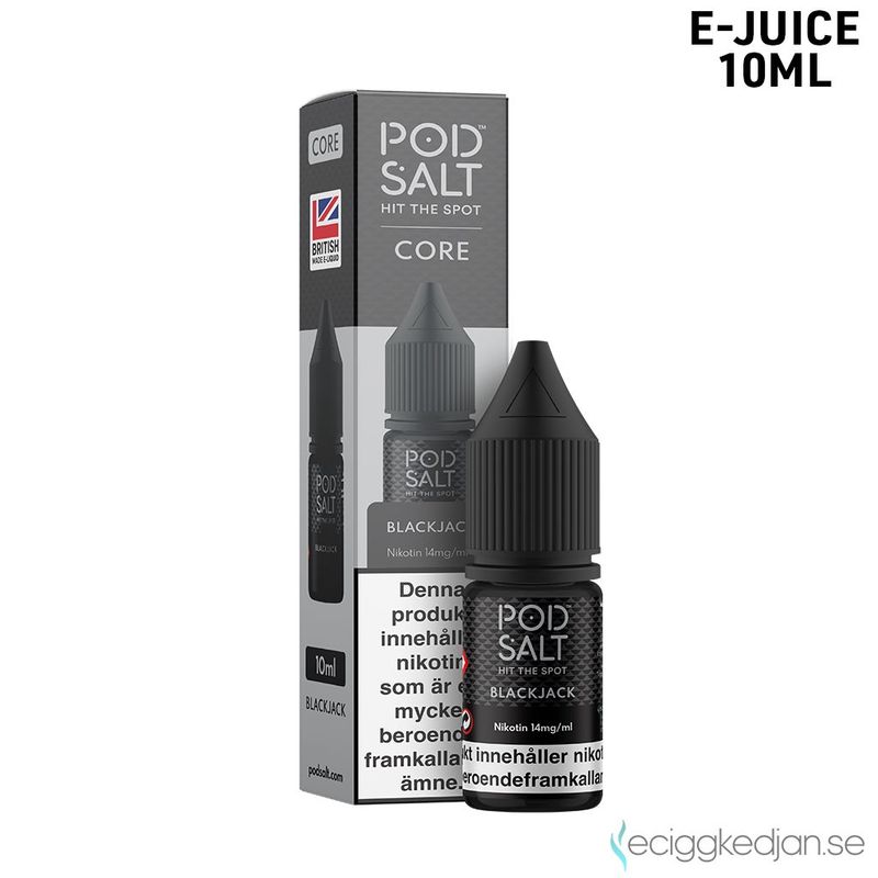 Pod Salt Core | Blackjack | 10ml E-Juice
