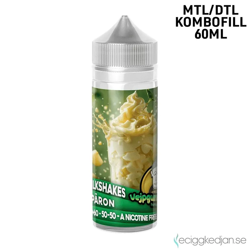 Vejpgummans Milkshake | Päron | 60ml Kombofill