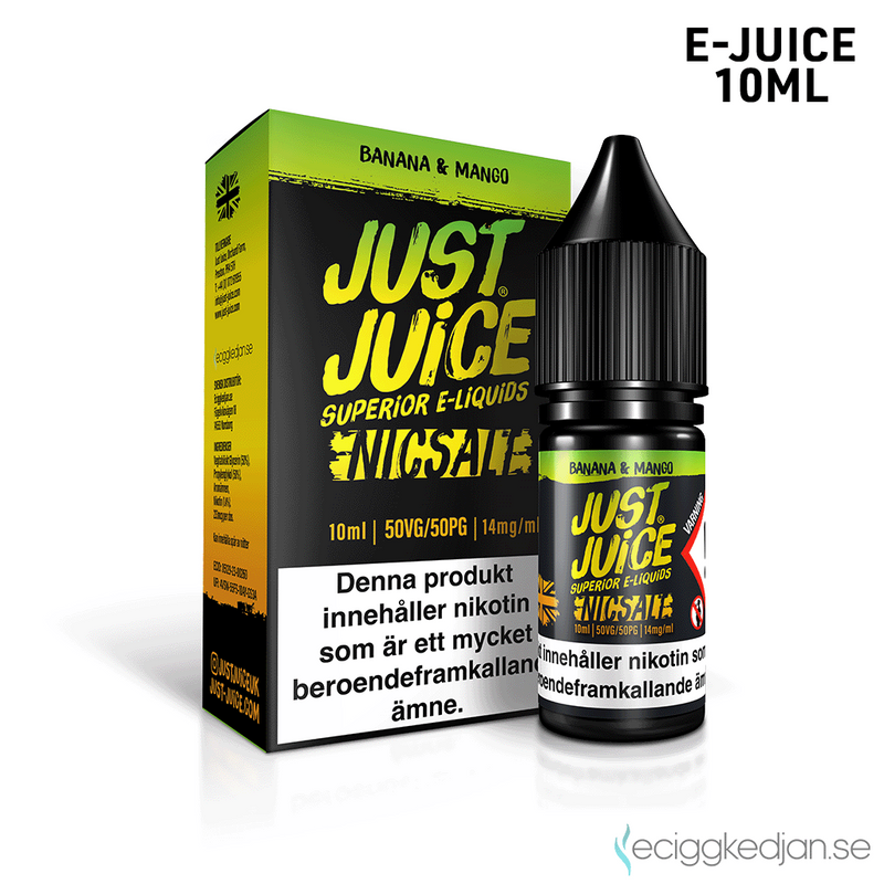 Just Juice Iconic | Banana Mango | 10ml E-Juice