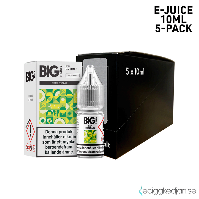 Big Tasty Juiced | Kiwi Lemonade | 10ml E-Juice | 5pack
