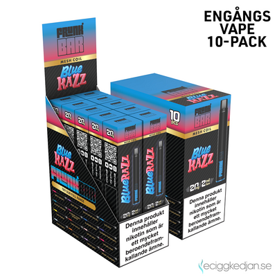 Frunk Bar | Blue Razz | Engångsvape | 20mg | 10pack