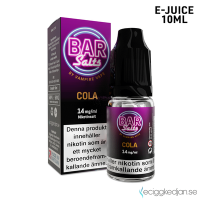 Bar Salts | Cola | 10ml E-Juice